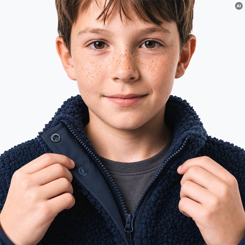 Felpa in pile per bambini KADVA Rodvik JR blu navy 7