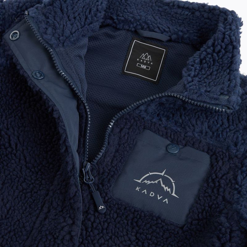 Felpa in pile per bambini KADVA Rodvik JR blu navy 13