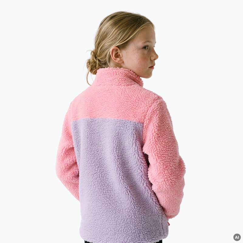 Felpa in pile per bambini KADVA Rodvik JRG rosa 2