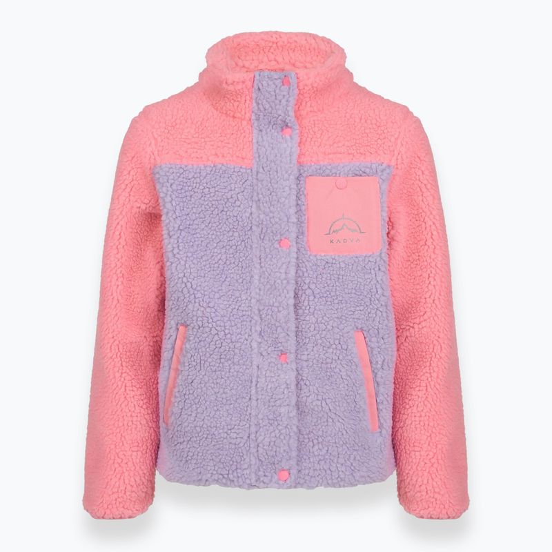 Felpa in pile per bambini KADVA Rodvik JRG rosa 3