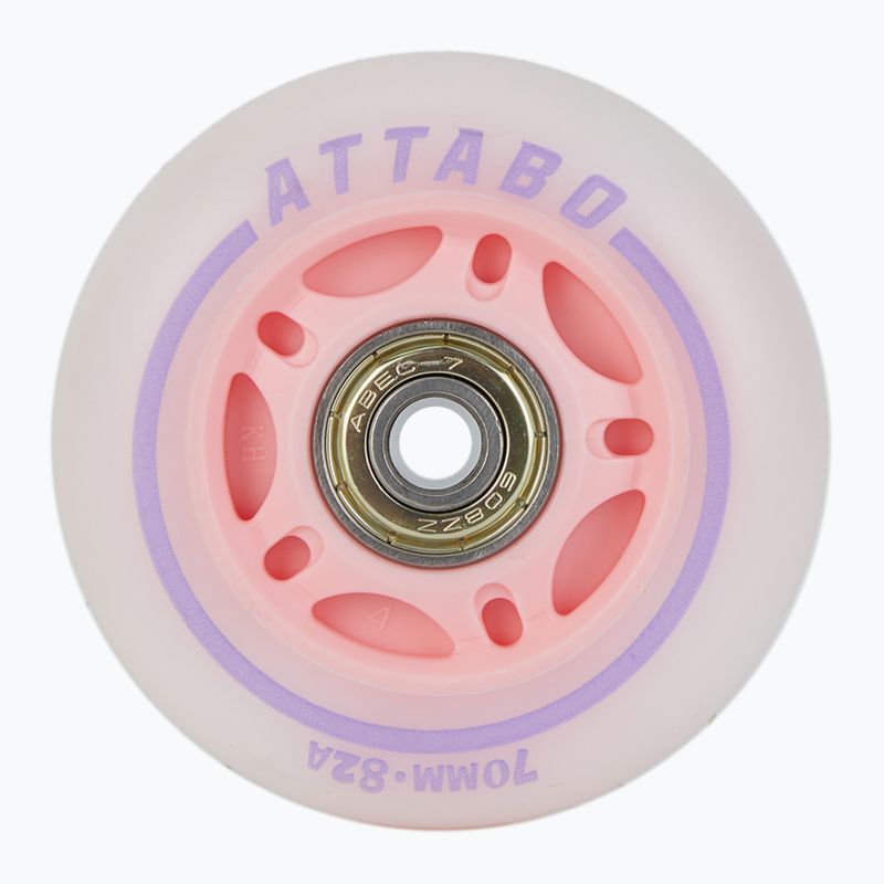 ATTABO Flashled M ruote rollerblade rosa