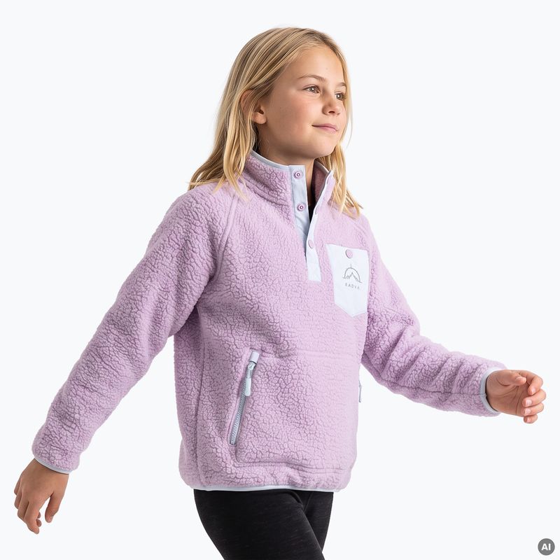Felpa in pile per bambini KADVA RODIA JRG viola 5