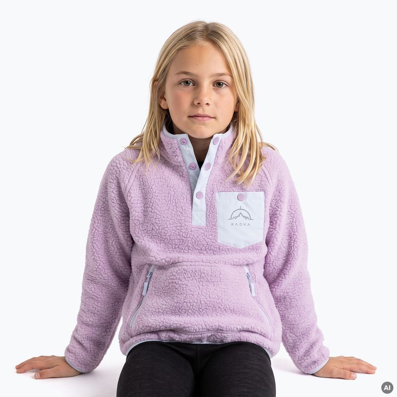 Felpa in pile per bambini KADVA RODIA JRG viola 6