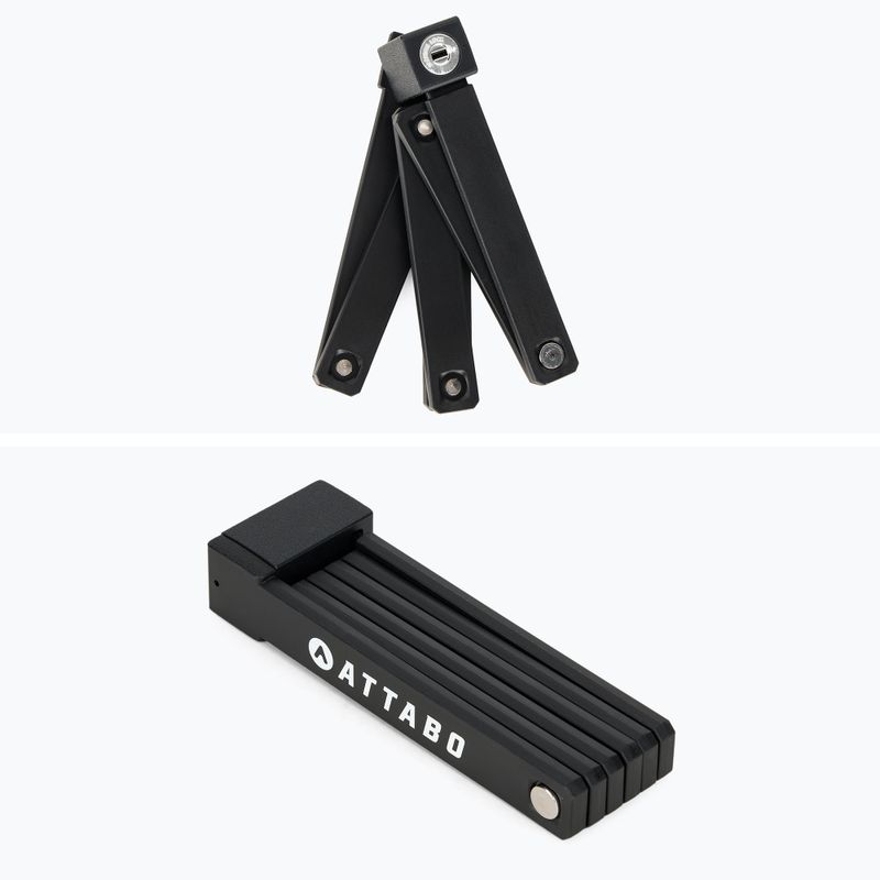 ATTABO F.68 lucchetto pieghevole per bicicletta nero 3