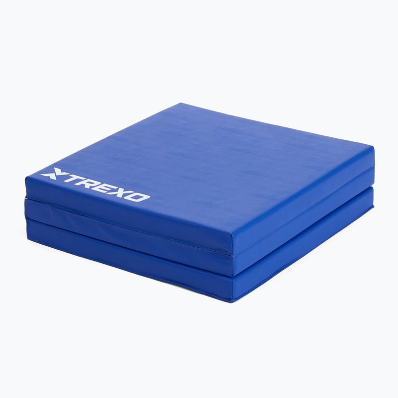 Materasso da ginnastica pieghevole TREXO 180 x 60 x 5 cm blu 4