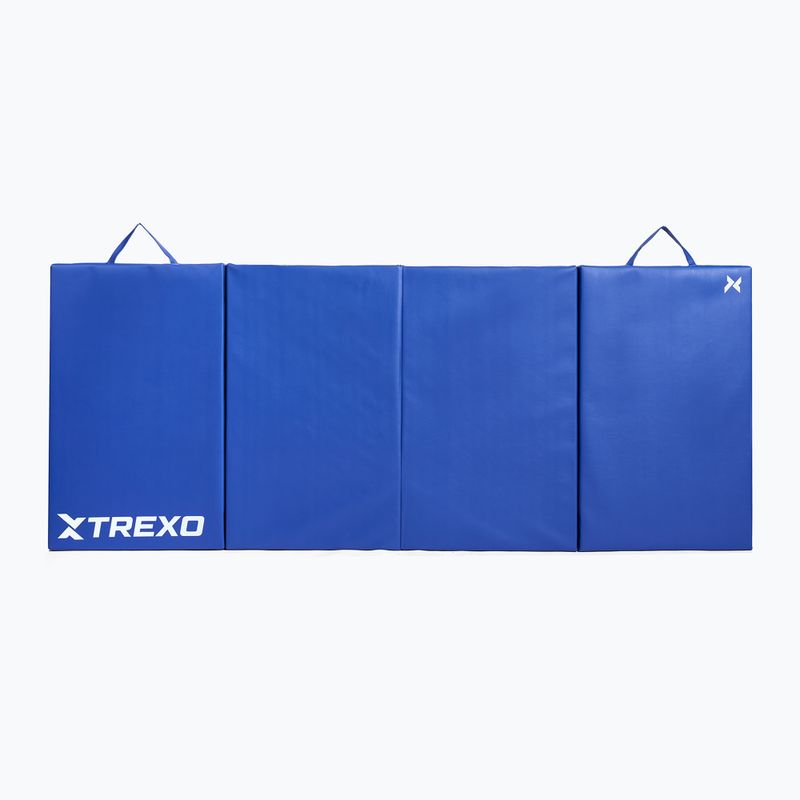 Materasso da ginnastica pieghevole TREXO 195 x 80 x 5 cm blu 6