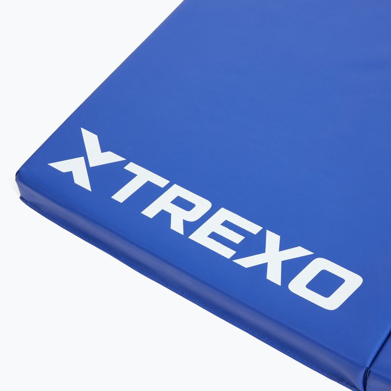 Materasso da ginnastica pieghevole TREXO 195 x 80 x 5 cm blu 7
