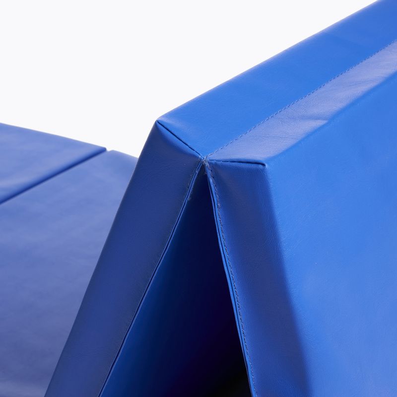 Materasso da ginnastica pieghevole TREXO 195 x 80 x 5 cm blu 8