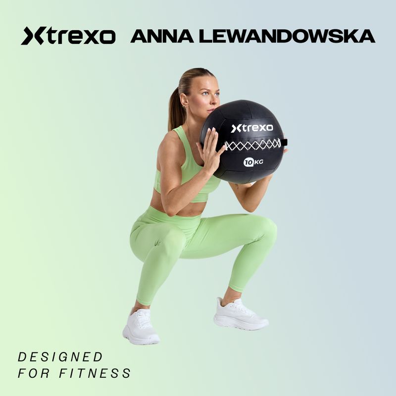 XTREXO Wall Ball 15 kg nero 2