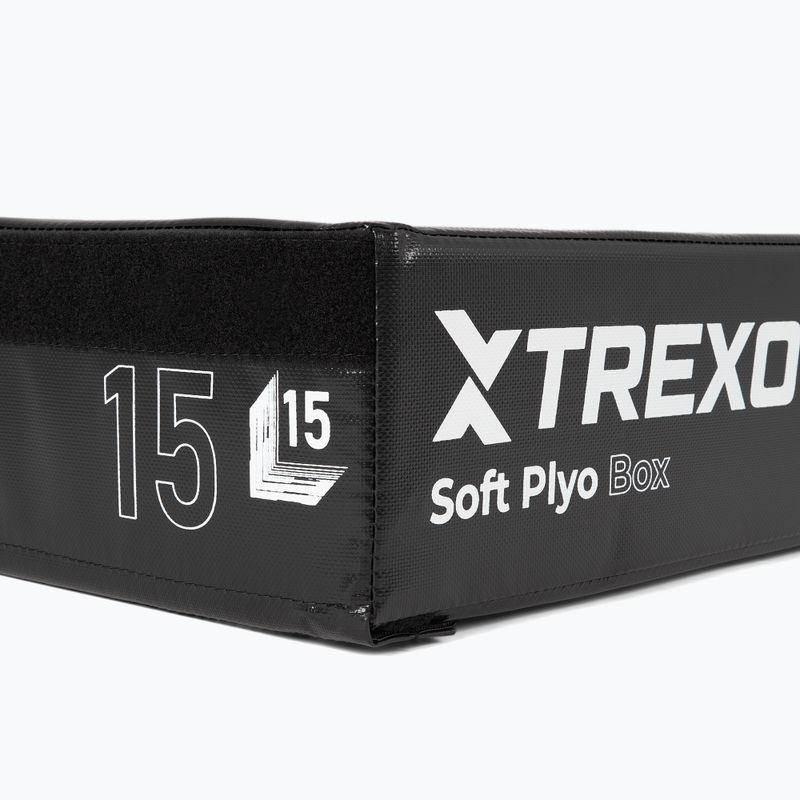 TREXO box pliometrico pieghevole 15 cm nero 2