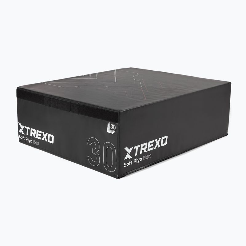 TREXO box pliometrico pieghevole 30 cm nero