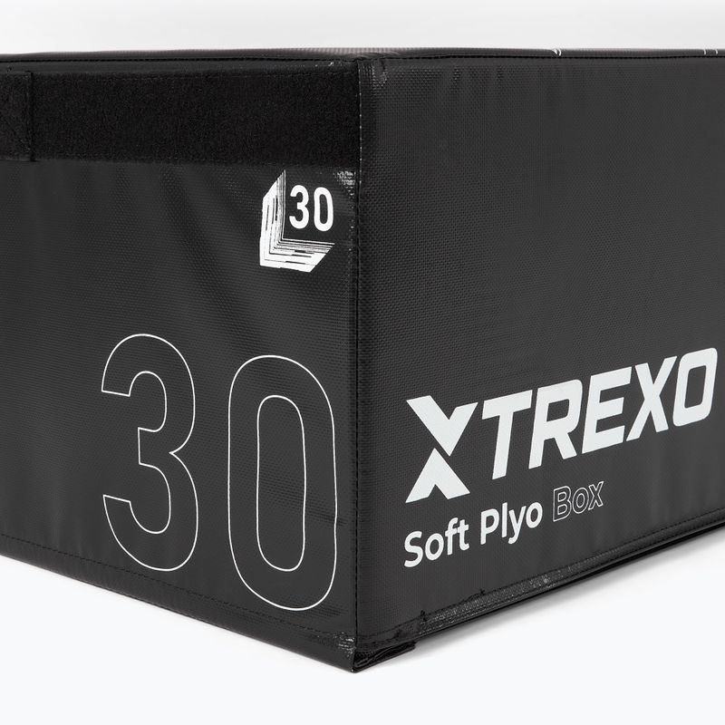 TREXO box pliometrico pieghevole 30 cm nero 2