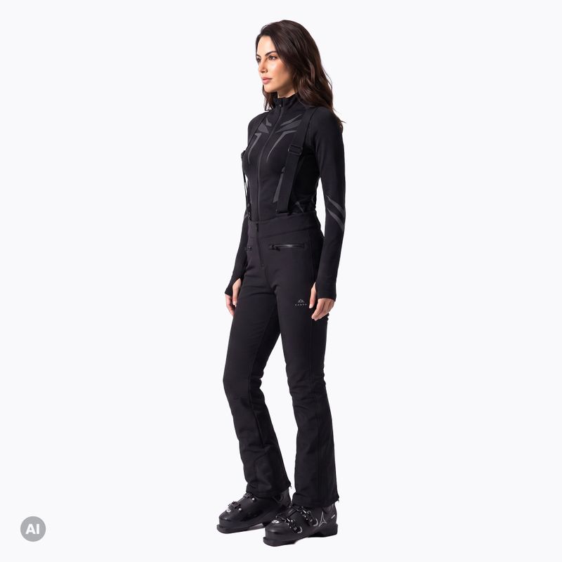 Pantaloni da sci donna KADVA Zera WMNS WP 8K/5K SOFTSHELL nero 3