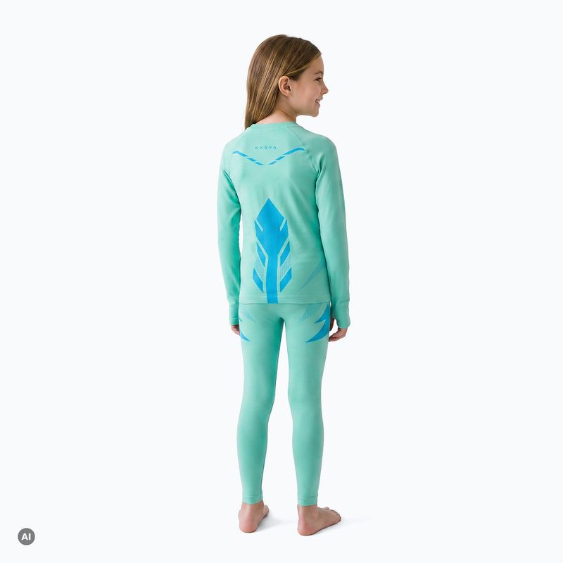 Zestaw bielizny termoaktywnej dla dzieci KADVA ALPINESTEP THERMO LIGHT PLUS JRG SET niebieski 2