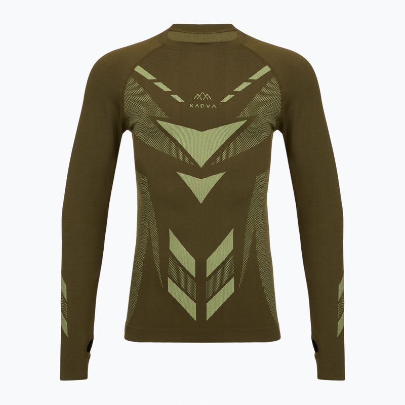 Completo intimo termico da uomo KADVA Alpinestep Thermo SH Light Plus Set Green 3
