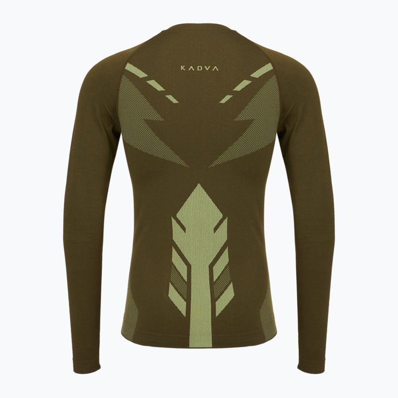 Completo intimo termico da uomo KADVA Alpinestep Thermo SH Light Plus Set Green 4