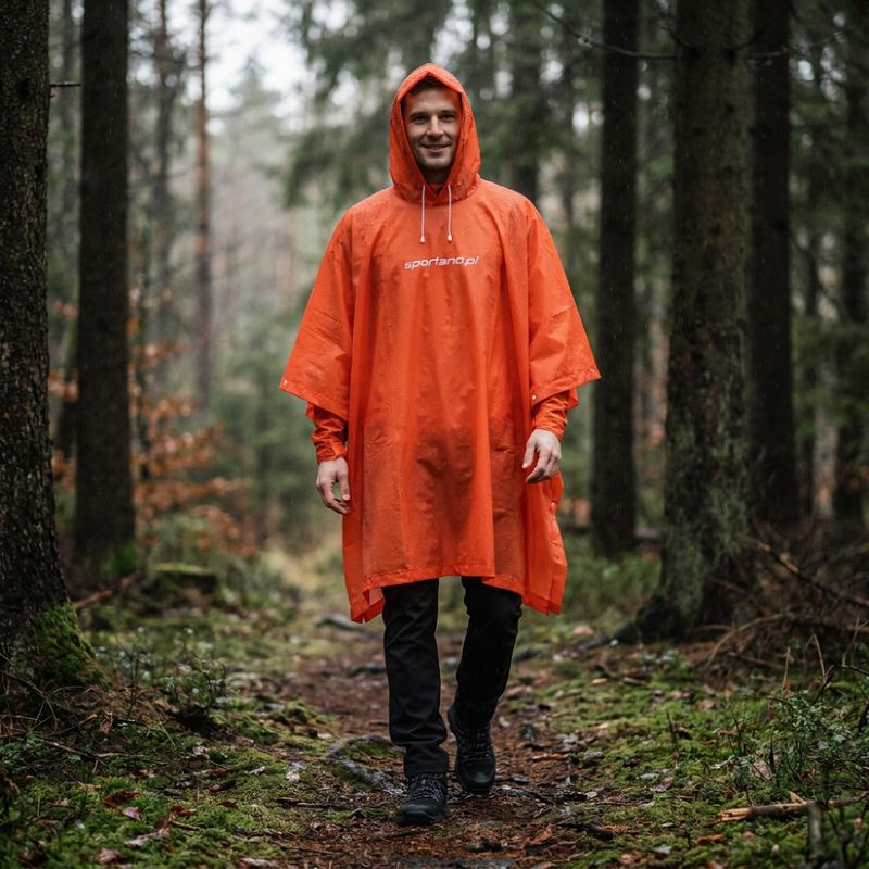 Cappotto antipioggia SPORTANO AquaDefend arancione 5