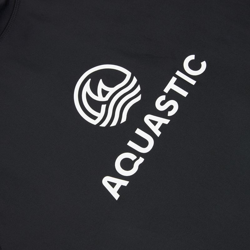 Longsleeve da nuoto Aquastic RIMOS LS UV 50+ UPF nero 7