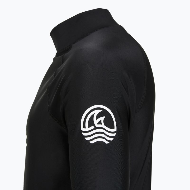 Longsleeve da nuoto Aquastic RIMOS LS UV 50+ UPF nero 10