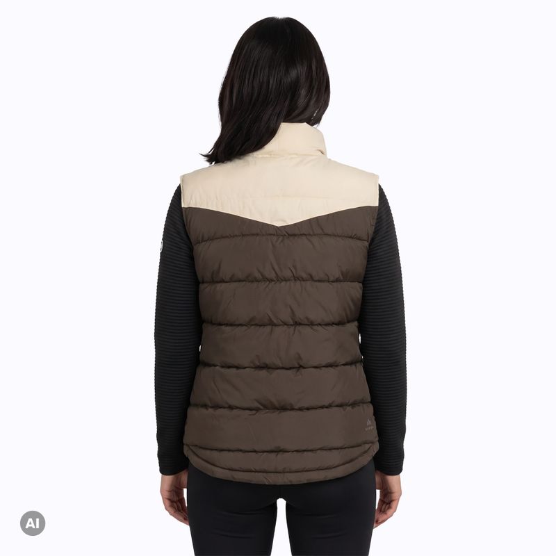 Gilet donna KADVA Cryon WMNS marrone 2