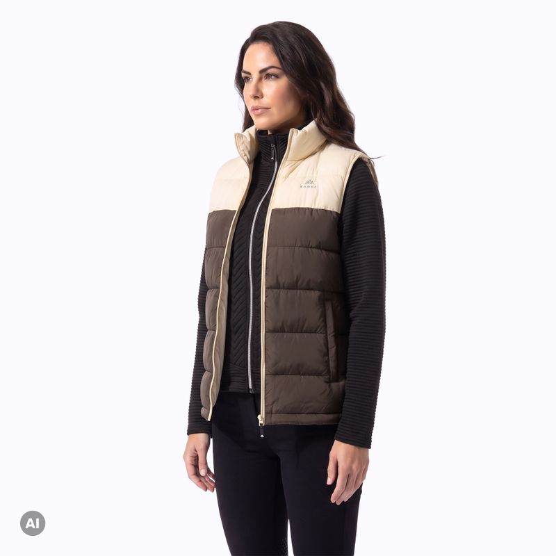 Gilet donna KADVA Cryon WMNS marrone 3