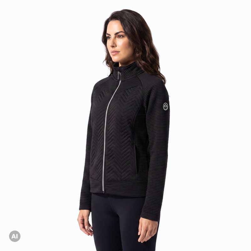 Felpa donna KADVA Alpina WMNS nera 2