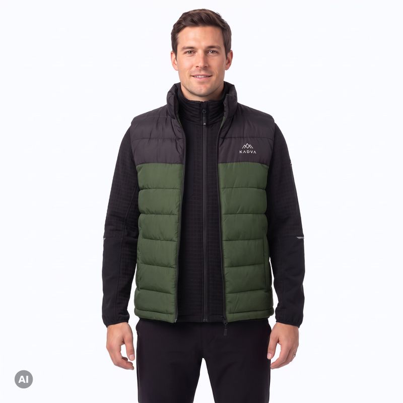Gilet da uomo KADVA Cryon verde