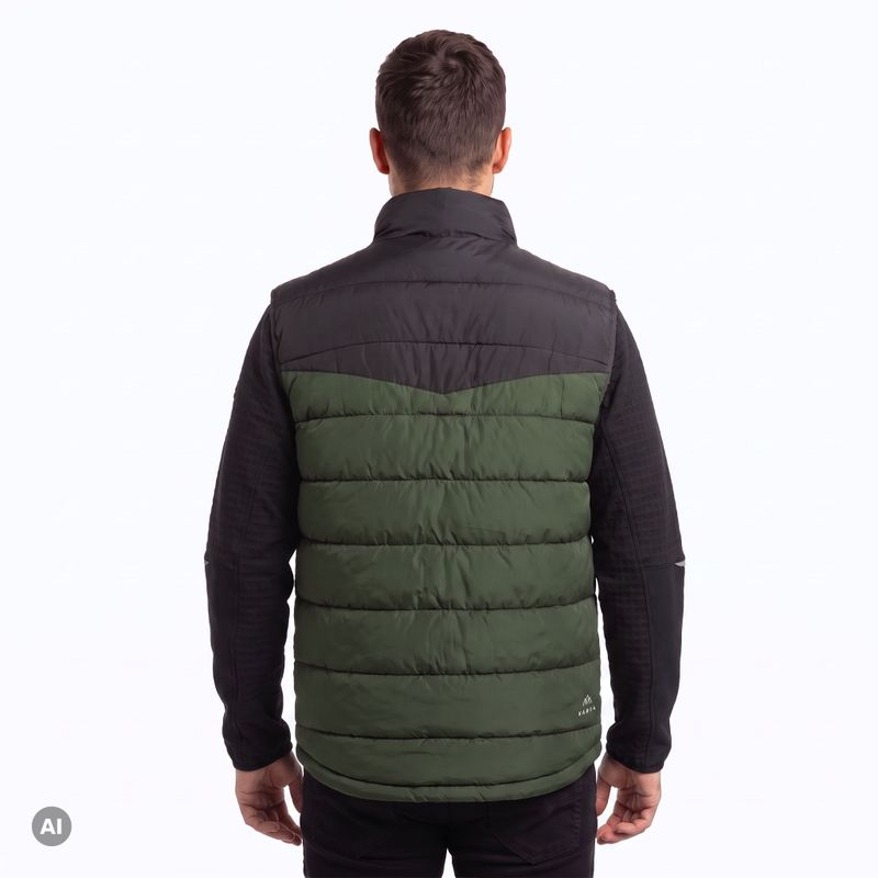 Gilet da uomo KADVA Cryon verde 3