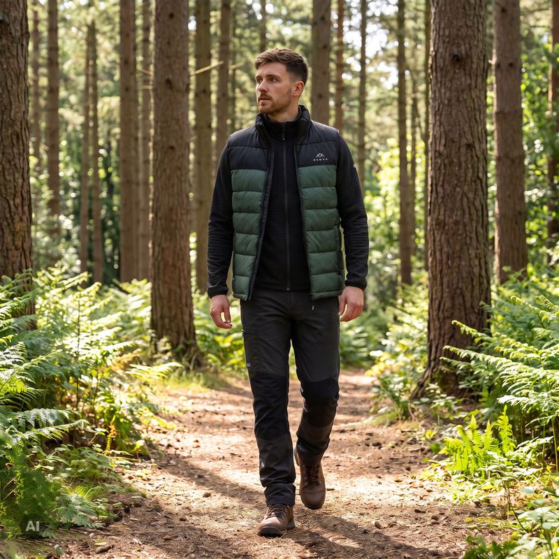Gilet da uomo KADVA Cryon verde 5