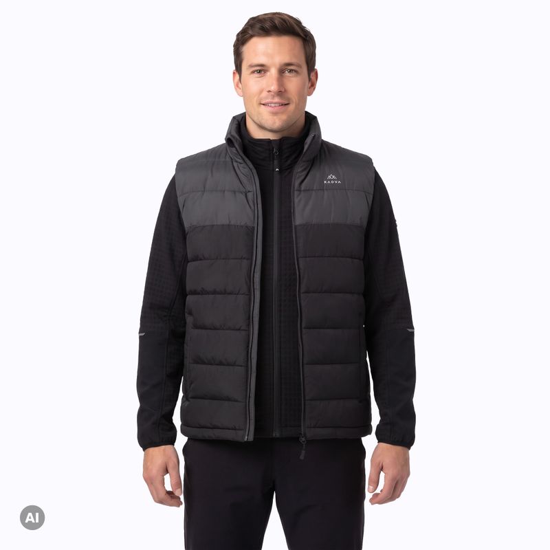 Gilet da uomo KADVA Cryon nero