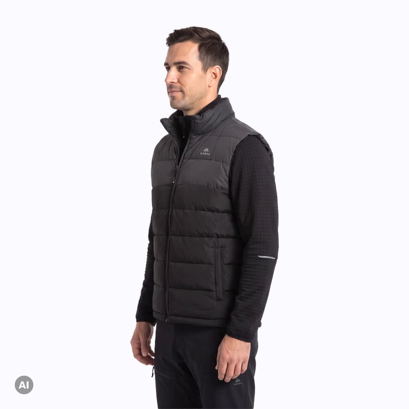 Gilet da uomo KADVA Cryon nero 2