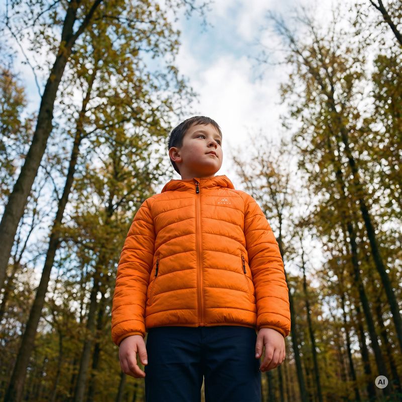 Giacca per bambini KADVA Litey JR arancione 7