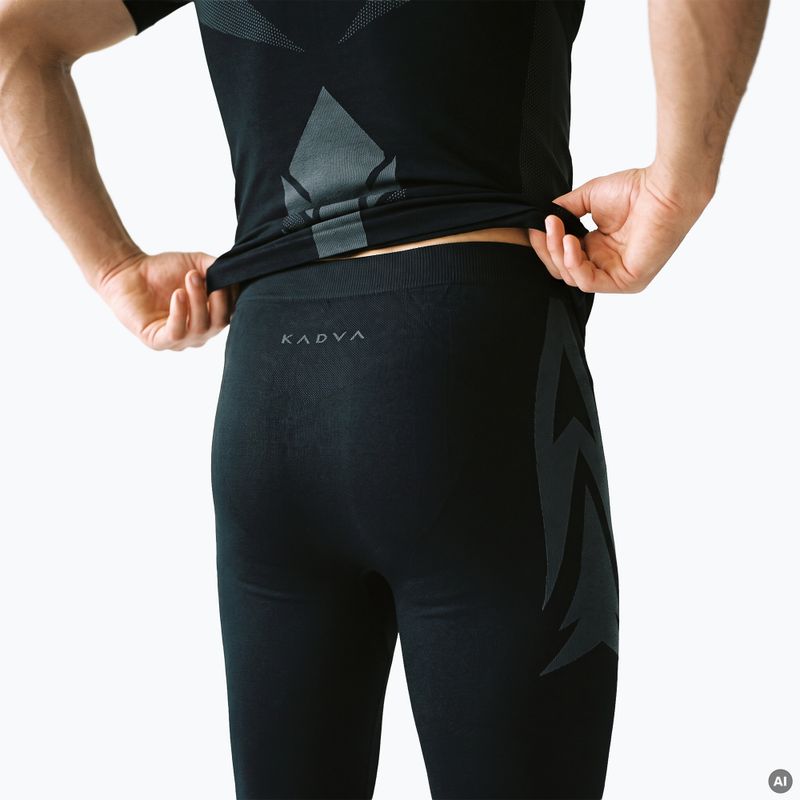 Completo intimo termico da uomo KADVA Alpinestep Thermo SH Light Plus Set Black 4