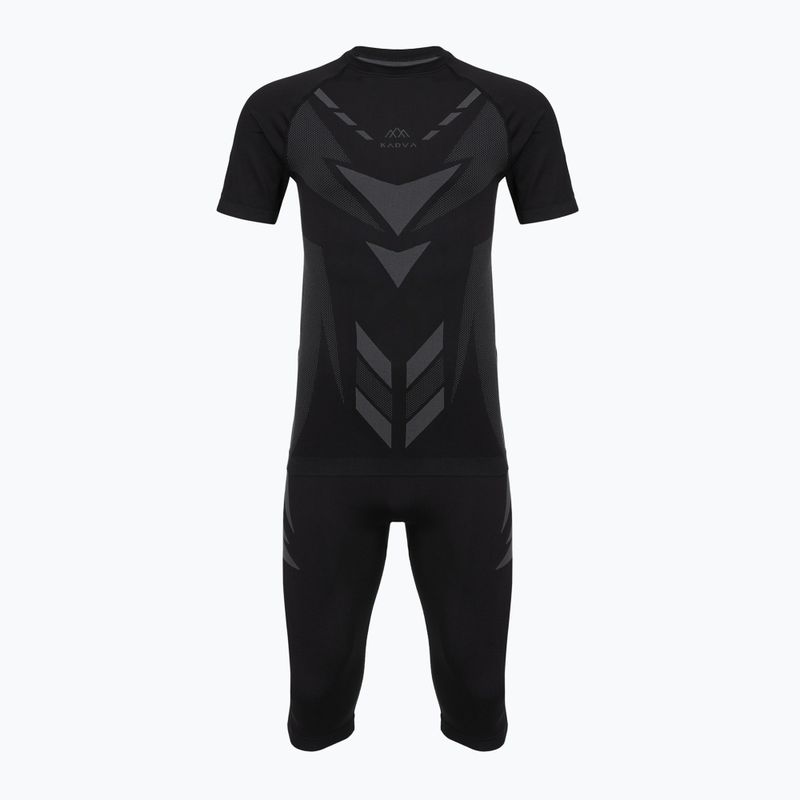 Completo intimo termico da uomo KADVA Alpinestep Thermo SH Light Plus Set Black