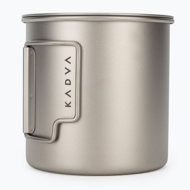 Tazza da viaggio KADVA titanium ultralight gray 3