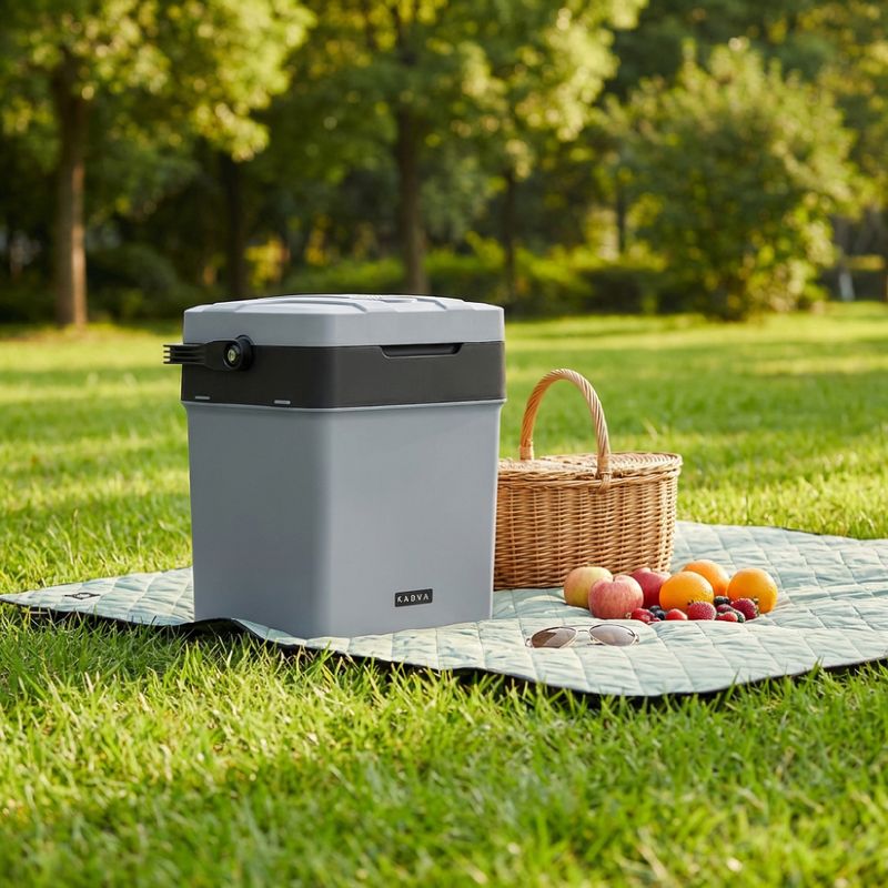 Frigorifero portatile KADVA AC/DC gray 4
