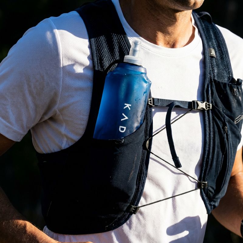 Bidone morbido KADVA softflask Flowbie 500 ml blu 4