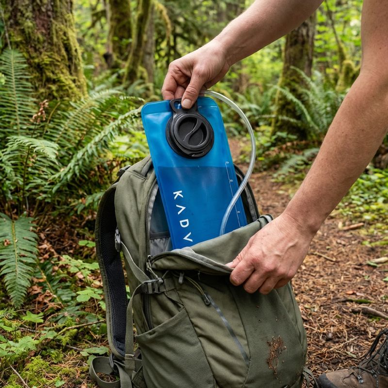 Borraccia KADVA Flowbie ClickFit 2 l blu 5