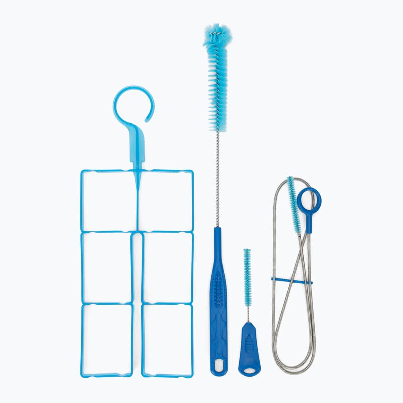 Set di pulizia per softflask e borracce KADVA Flowbie blu