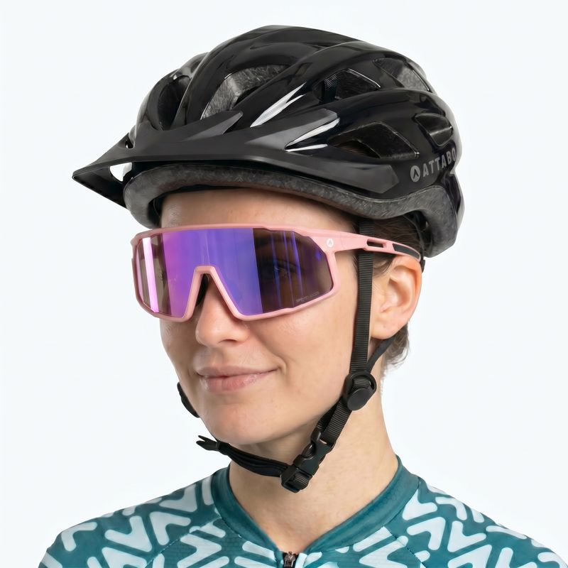 Occhiali da sole da ciclismo ATTABO Stilb photochromic pink 2