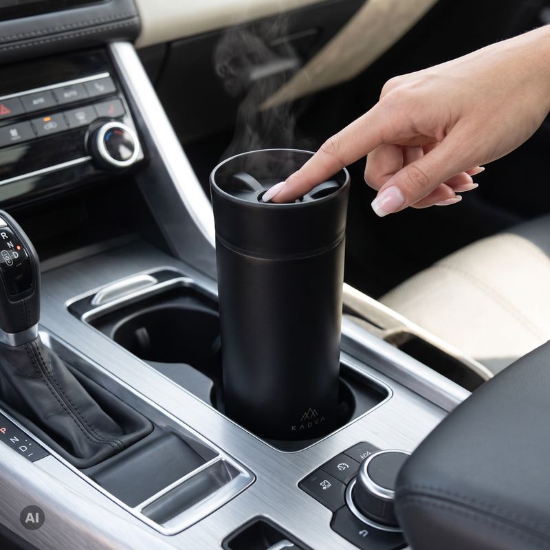 Borraccia termica Kadva 360 ClickDrink Black 4