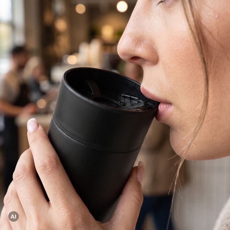 Borraccia termica Kadva 360 ClickDrink Black 6