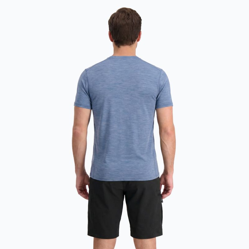 Maglietta termica da uomo WOOLCANO Merino 100% TEE0546 blu 3