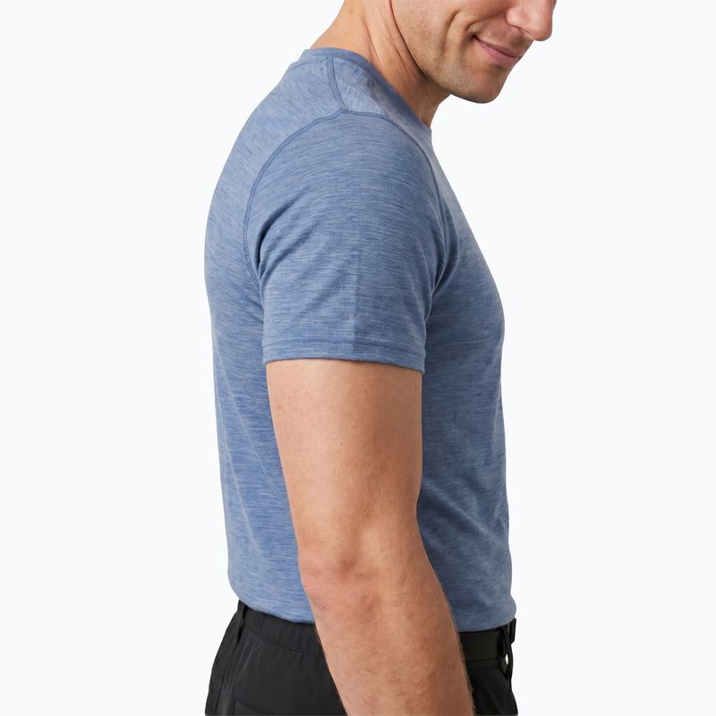 Maglietta termica da uomo WOOLCANO Merino 100% TEE0546 blu 4