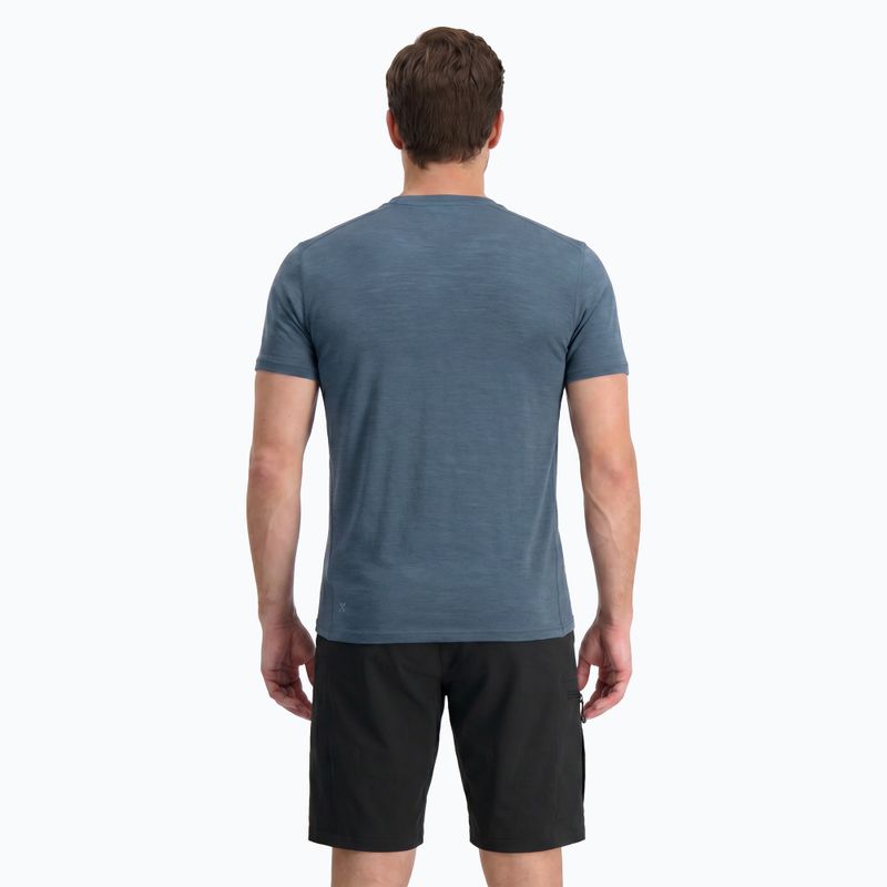 Maglietta termica da uomo WOOLCANO Merino 100% TEE0546 grigia 3