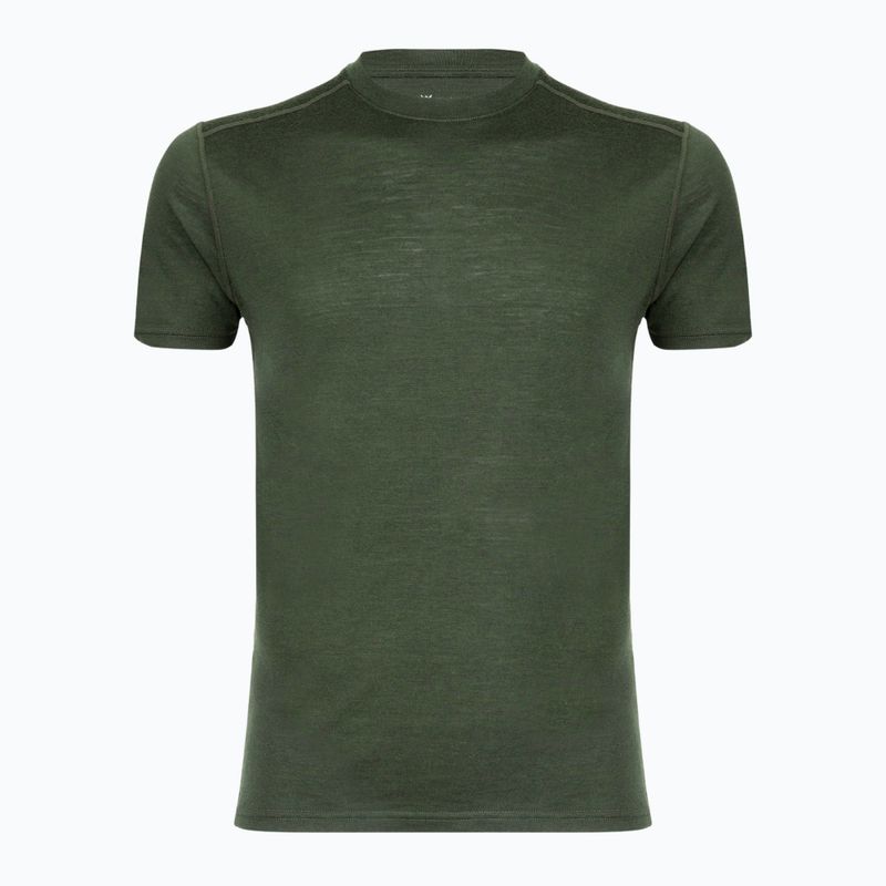 Maglietta termica da uomo WOOLCANO Merino 100% TEE0546 verde 5