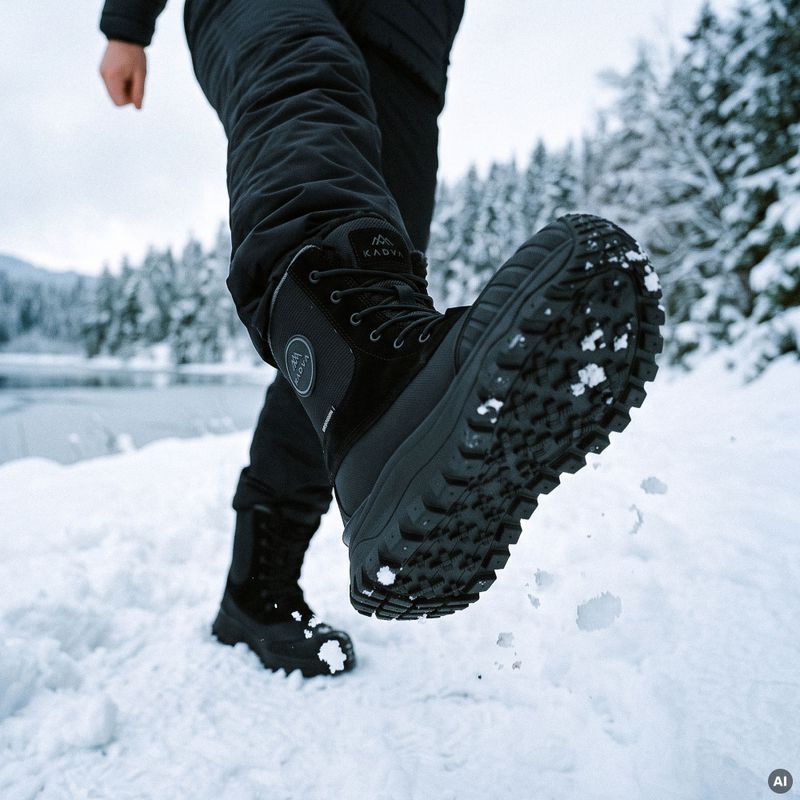 Stivali da neve da uomo KADVA Fitzroy Mid WP neri 10