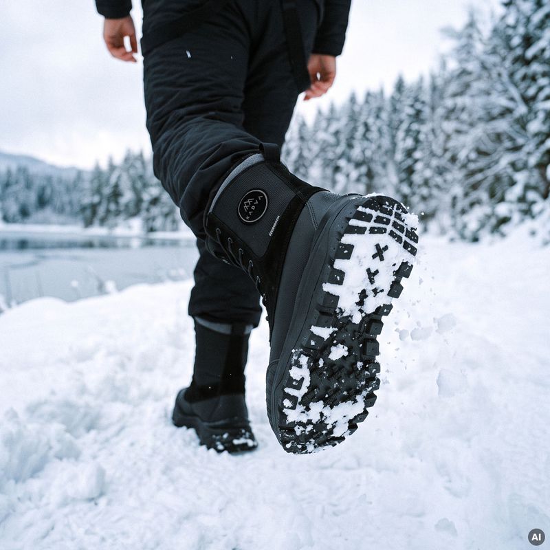 Stivali da neve da uomo KADVA Fitzroy Mid WP neri 12