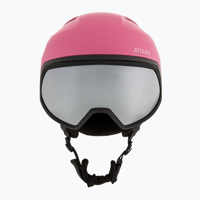 Casco da sci per bambini ATTABO Avens 3.0 Jr Visor ERT Pink 2