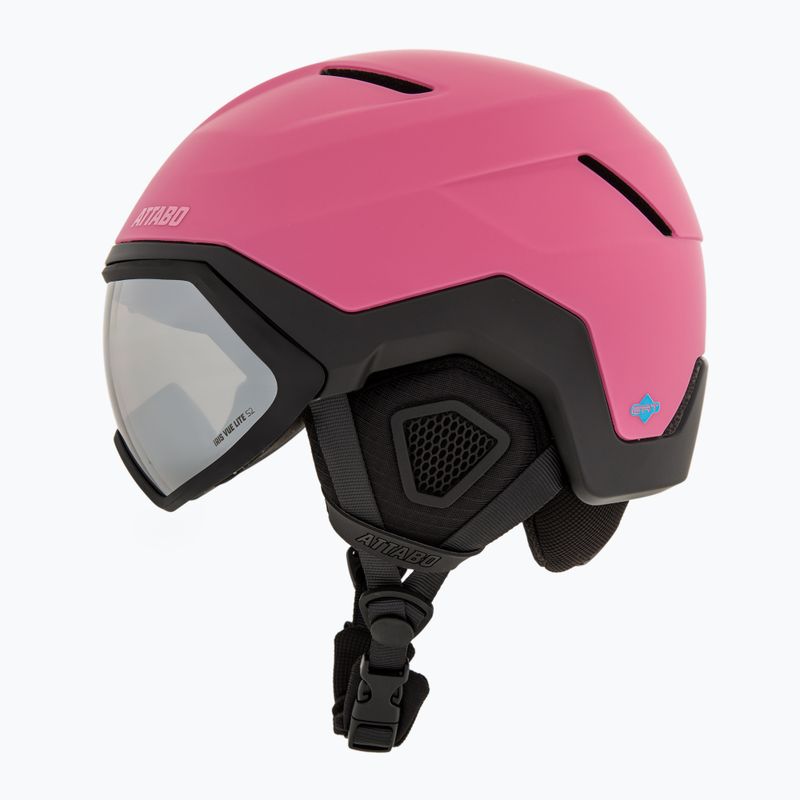 Casco da sci per bambini ATTABO Avens 3.0 Jr Visor ERT Pink 10
